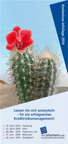 Bild: Kreditmanagement InfoTage 2010 der Prof. Schumann GmbH