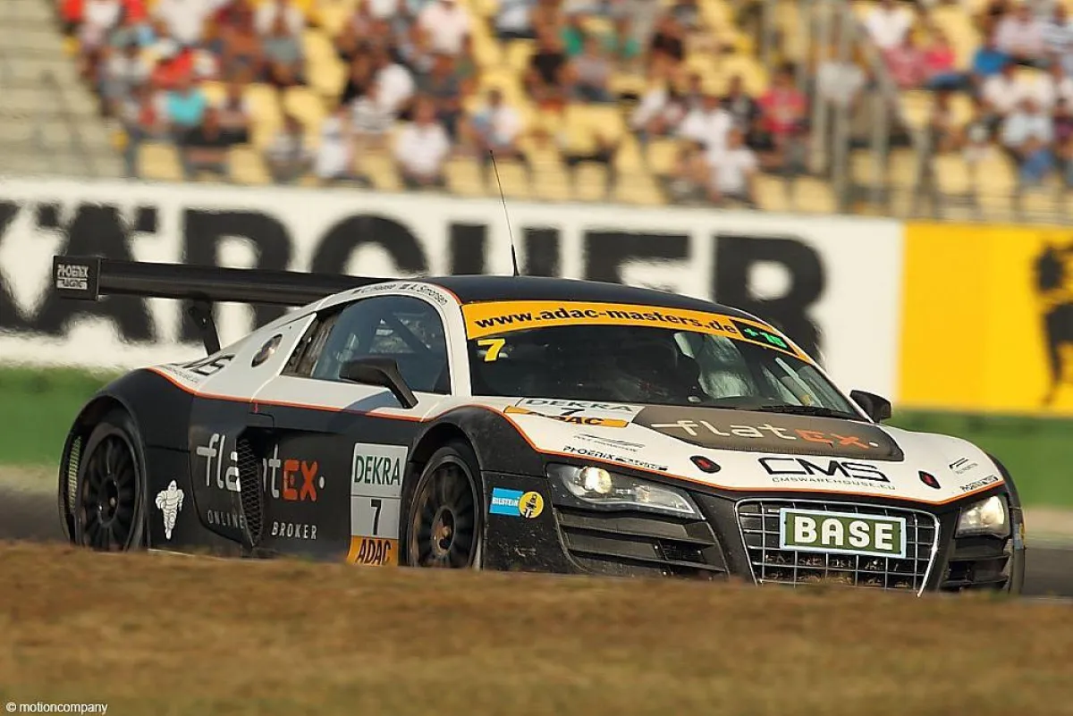Christopher Haase (Kulmbach) mit Audi R8 LMS im ADAC GT Masters auf dem Hockenheimring