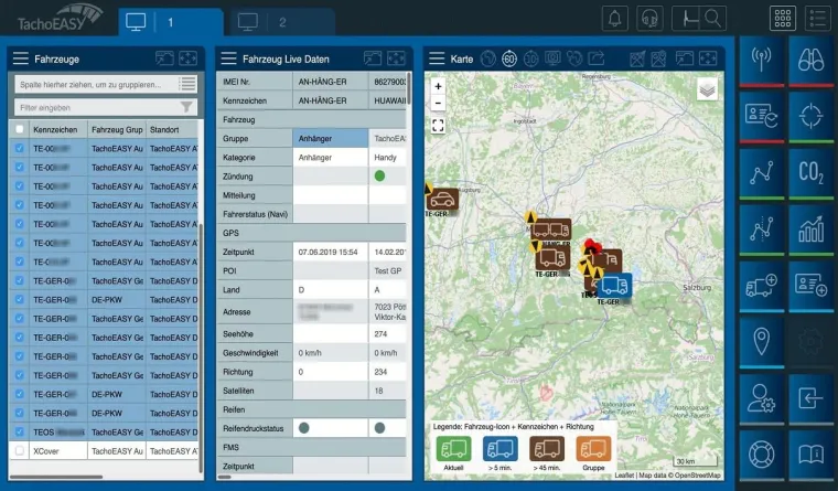 Bild: Flottenmanagementsystem "BlueLOGICO" erhält neue Software-Oberfläche