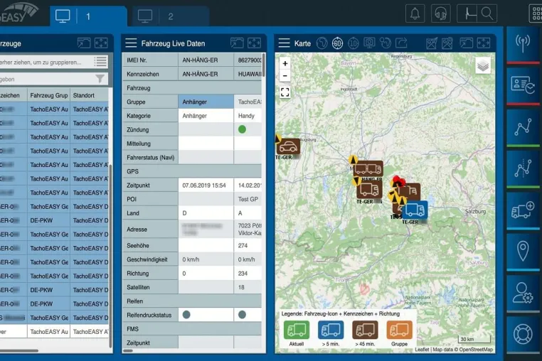 Bild: Flottenmanagementsystem "BlueLOGICO" erhält neue Software-Oberfläche