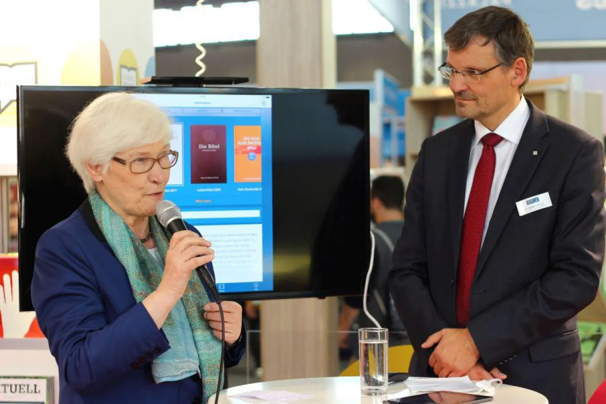 Irmgard Schwaetzer und Christoph Rösel