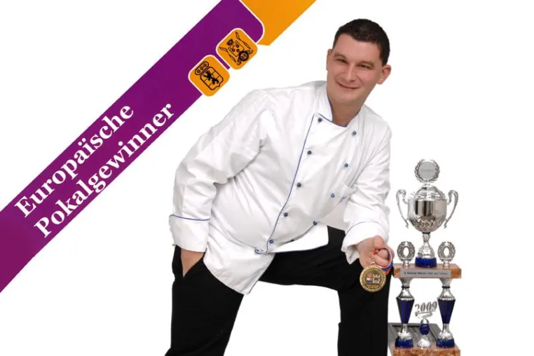 Bild: Europapokal für die besten Pasteten - Andreas Zettler wurde Champion in der Königsdisziplin
