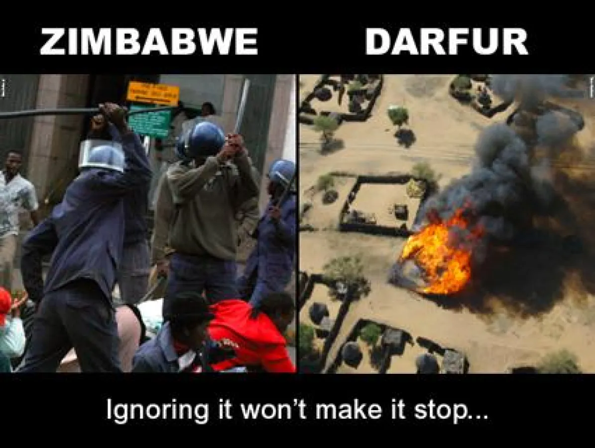 Darfur und Simbabwe sind die zwei drängendsten Krisen Afrikas