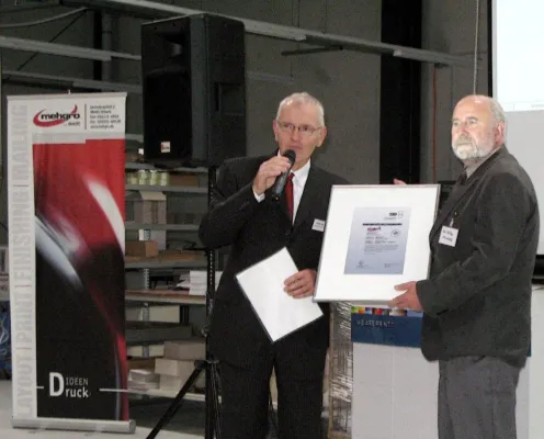 Bild: Bei Druckerei mehgro drucken jetzt alle Druckmaschinen ökologisch und nach PSO