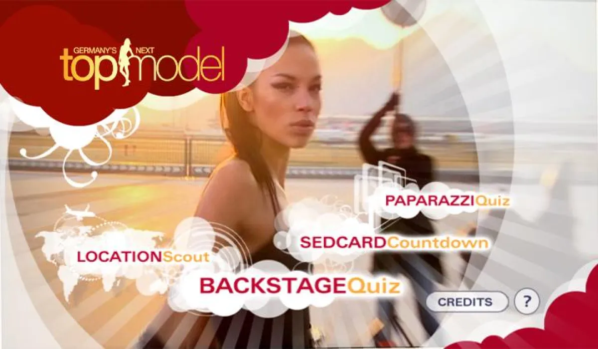 Screenshot des Hauptmenües der interaktiven der Quiz-DVD