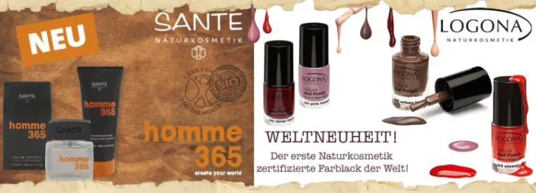 Bild: Neu in Arominas Naturkosmetik Onlineshop: Die Marken Sante Naturkosmetik & Venobis