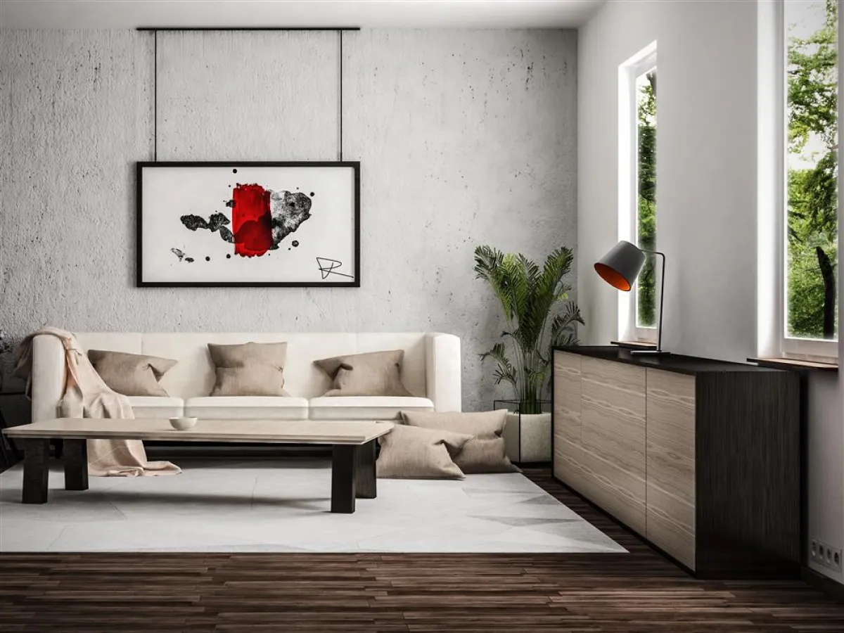 Visualisierung einer Schlafzimmerszene Innenraum - Architektur-Visualisierung.Studio