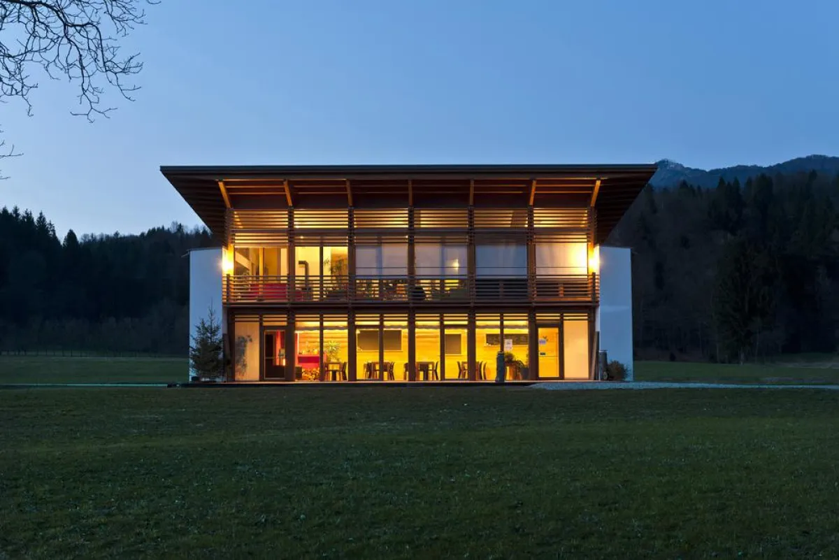 Ein Haus in Riegelbauweise (Bild: Rubner Haus)