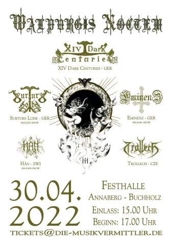 Bild: WALPURGIS NOCTEM: Black/Pagan Metal live in Annaberg-Buchholz 