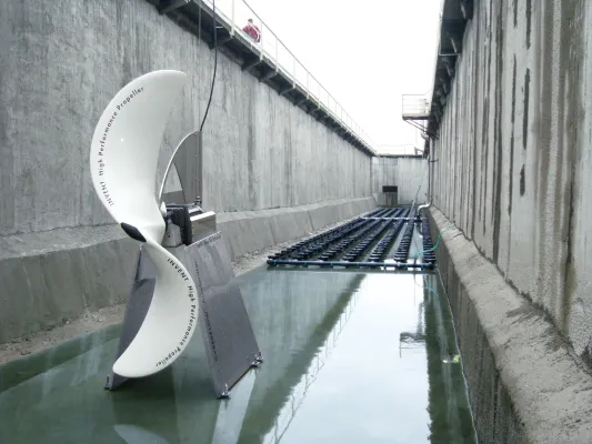 Bild: Revolutionäre Energieeffizienz: CYBERFLOW®-Strömungsbeschleuniger optimiert Umlaufbecken