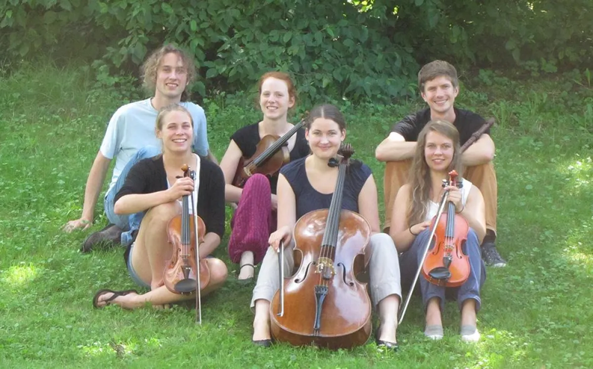 Das Ensemble con Diletto im August 2014 in Freiburg