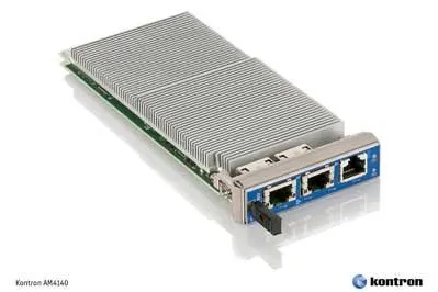 Kontron AdvancedMC Prozessormodul AM4140 mit 4/8-Kern Freescale QorIQ Prozessor Bild: Kontron AdvancedMC Prozessormodul AM4140 mit 4/8-Kern Freescale QorIQ Prozessor