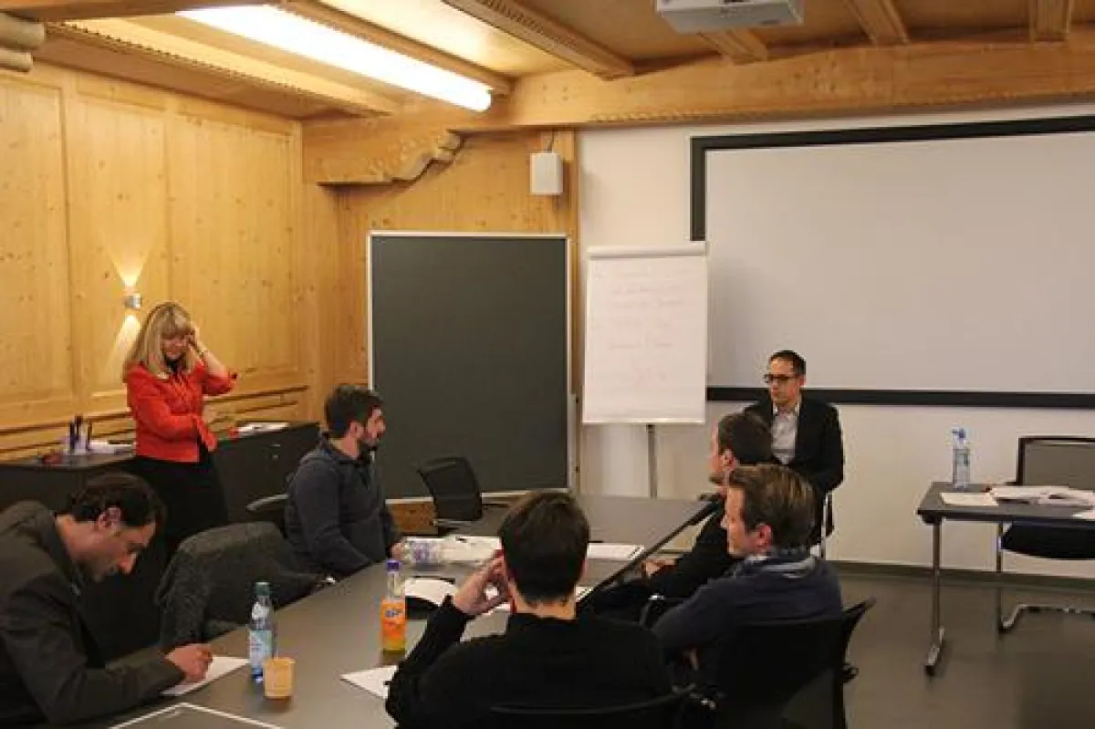 Seminar Konfliktmanagement mit Dozentin Frau Doblinger und Hr. Eckert