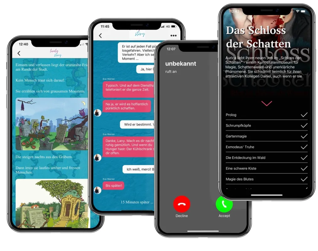 Das neue digitale Buchformat „lively story“ von Tapster Media. (Copyright Tapster Media GmbH) (© Tapster Media GmbH)