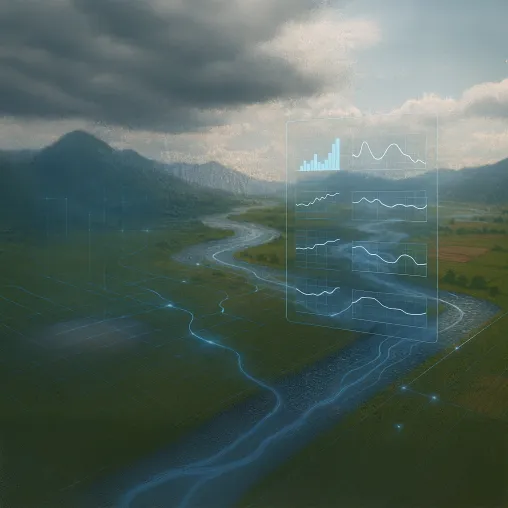 Bild: RiverMamba: Neue KI-Architektur verbessert Hochwasserprognosen
