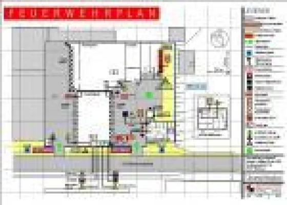 Bild: Feuerwehrpläne regelmäßig aktualisieren