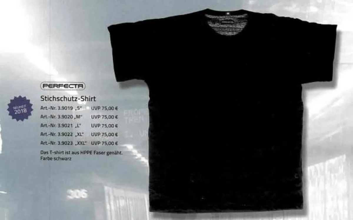 Stichschutz T-Shirt aus HPPE Fasern Foto:Umarex