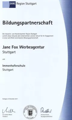 Bild: Soziales Engagement bei der Jane Fox Werbeagentur – eine Herzensangelegenheit