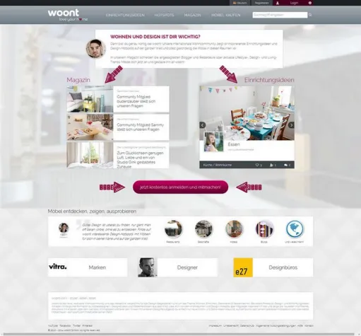 Bild: woont im neuen Look & Feel