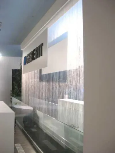 Waterwall unterstützte auf der ISH die Marken Buderus, Geberit und Artweger Bild: Waterwall unterstützte auf der ISH die Marken Buderus, Geberit und Artweger