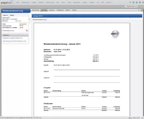 Bild: Reisekosten einfach online abrechnen
