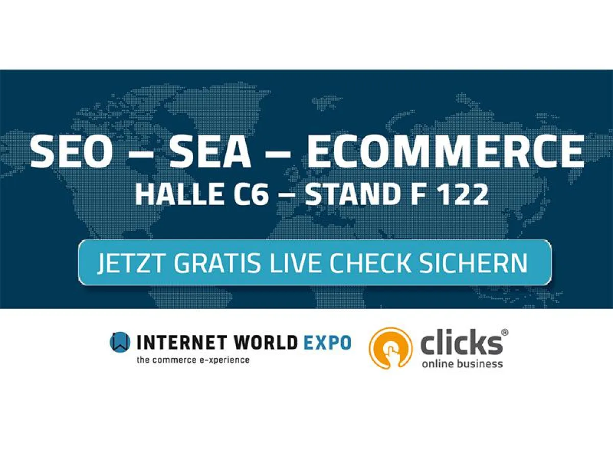 Clicks Online Business auf der Internet World Expo 2019