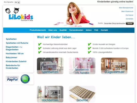 Bild: Kinderbetten bei Lilokids online bequem auf Rechnung kaufen