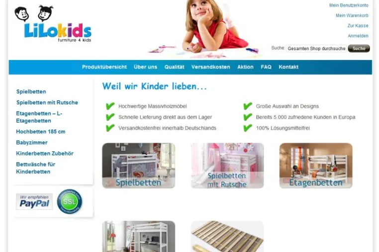 Bild: Kinderbetten bei Lilokids online bequem auf Rechnung kaufen