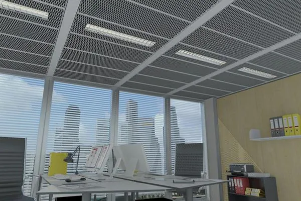 Bild: Eine neue Art der Streckmetalldeckengestaltung