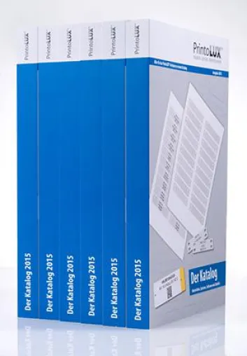 Bild: Der Kennzeichnungsspezialist PrintoLUX® bringt neuen Gesamtkatalog