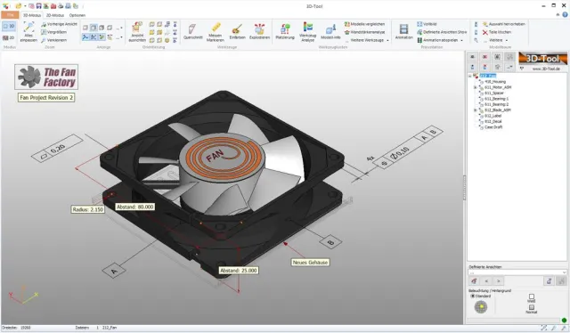 Bild: 3D-Tool CAD-Viewer und Konverter - Version 12
