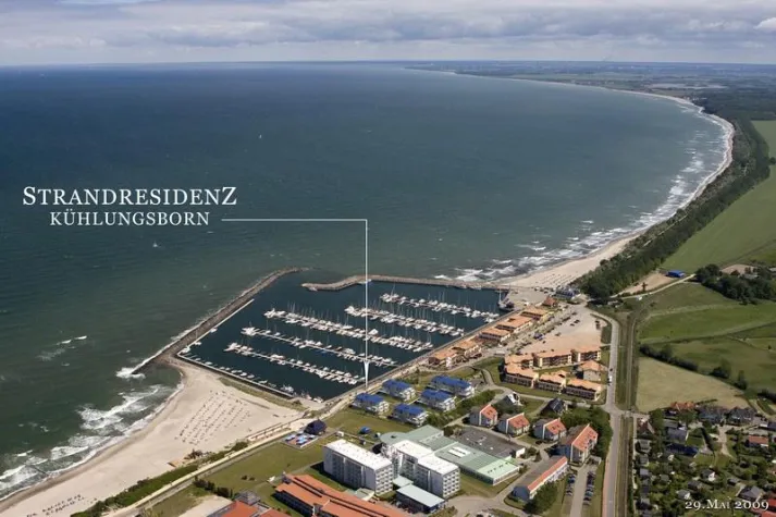 Bild: Panorama-Meeresblick ermöglicht Beobachtung des Ostsee-Schiffsverkehrs