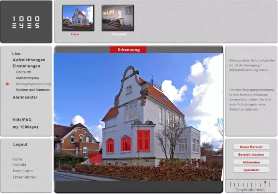 Bild: Videoüberwachung über das Internet - Softwarehaus 1000eyes hat eine weltweit neuartige Technologie entwickelt