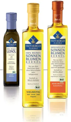 Bild: Teutoburger Ölmühle: Dreifach Gold - DLG-Prämierungen bestätigen Qualität auf ganzer Linie