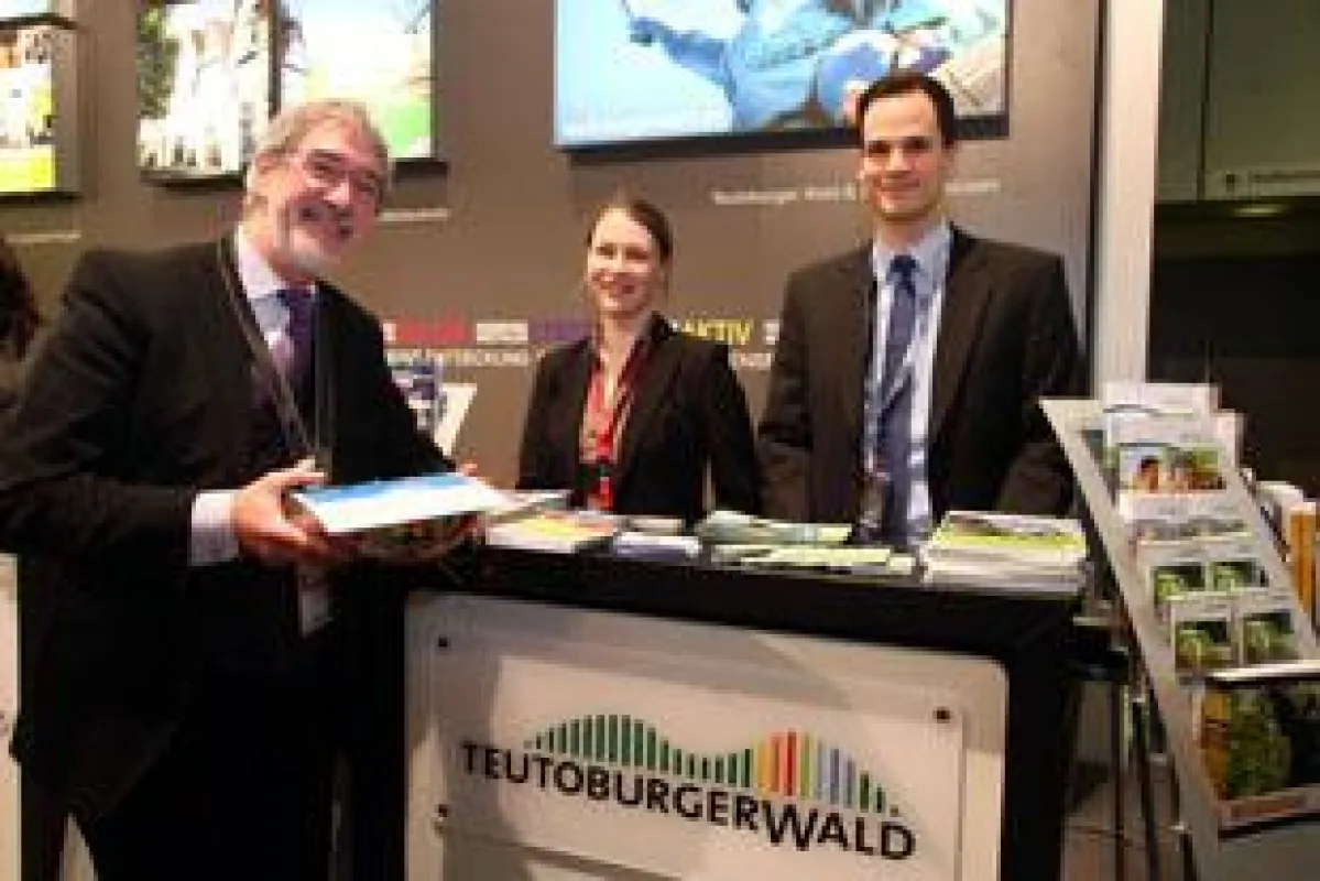 Messestand des Teutoburger Wald Tourismus auf der ITB