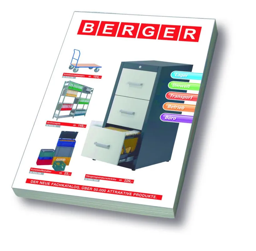 Der neue Fachkatalog von Berger zeigt auf über 1.200 Seiten ein umfangreiches Produktportfolio