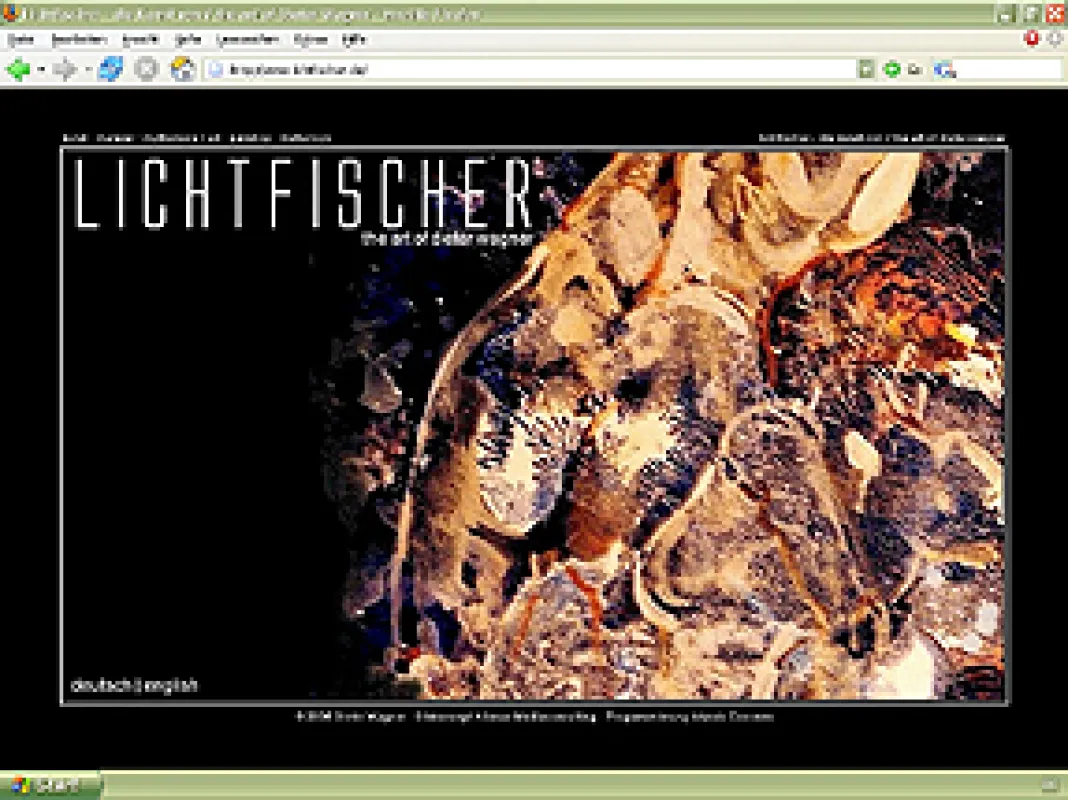 Homepage des Kunstmalers Dieter Wagner.