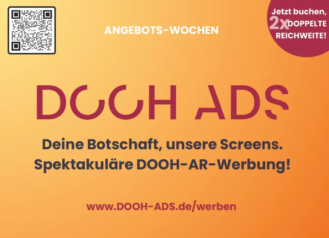 Mit DOOH-ADS spektakuläre digitale Außenwerbung schalten