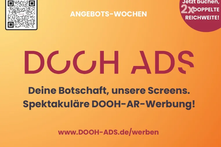 Die Revolution der Außenwerbung: Triff DOOH-ADS auf der INTERNORGA 2024 Bild: Die Revolution der Außenwerbung: Triff DOOH-ADS auf der INTERNORGA 2024