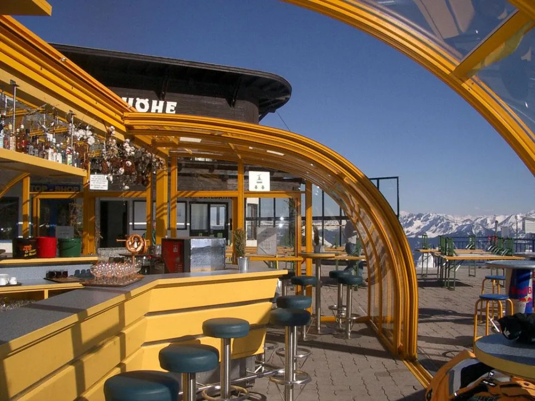 Terrassenüberdachungen mit Schiebeelementen