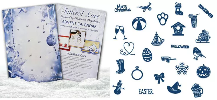 Bild: Tattered Lace Adventskalender für Bastler