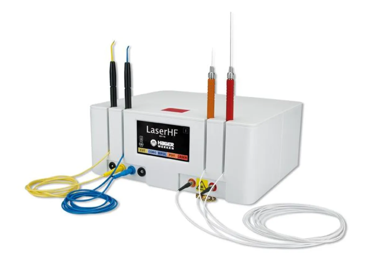 Im Gerät LaserHF sind erstmals die Laser- und die Hochfrequenztechnologie vereint