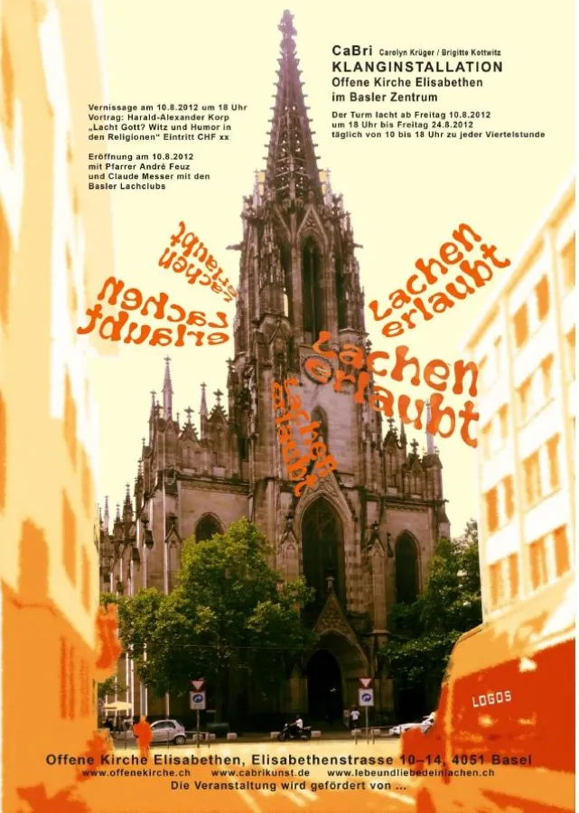 Im August 2012 wird diese Kirche 2 Wochen lachen statt läuten