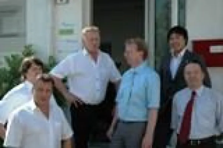 Bild: Bürgermeister Matthias Baaß zu Besuch bei ditech Medienmanagement und 2PLUSagentur