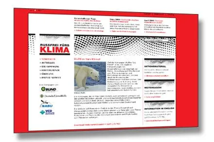 Bild: net4media startet neue TYPO3-Webseite für die Kampagne „Rußfrei fürs Klima!“