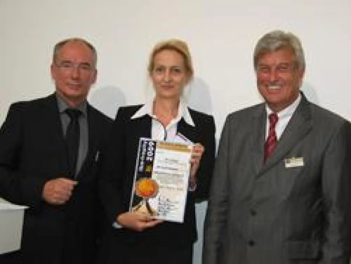 Auf dem Bild: Herr Kleinemeier, Backmedia, Frau Gromes IGV GmbH; Herr Becker Präsident Zentralverband des Deutschen Bäckerhandwerks.