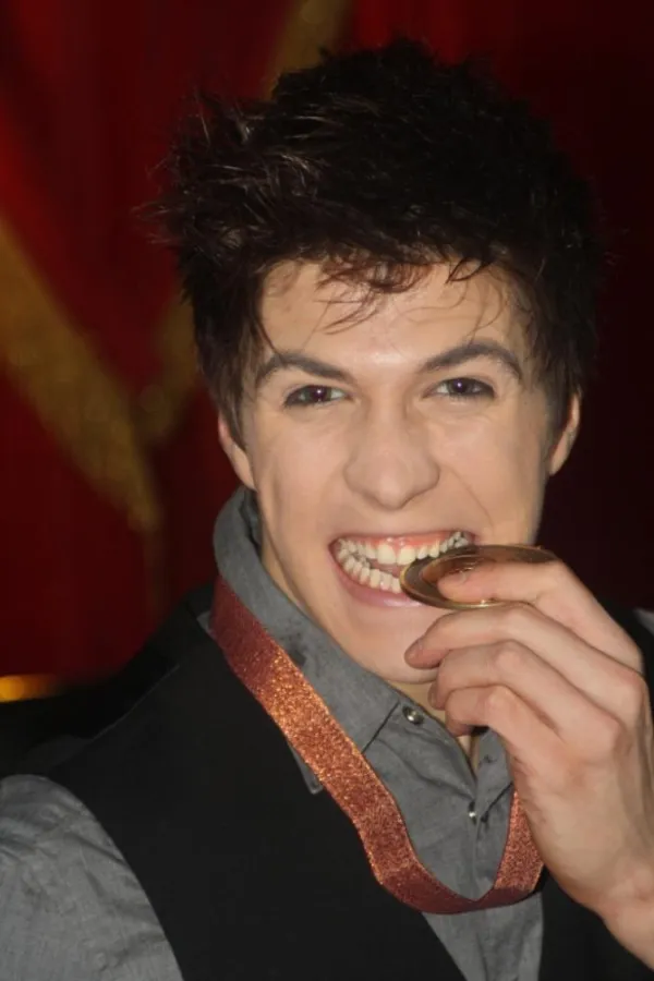 Rémi Martin mit seiner Bronzemedaille