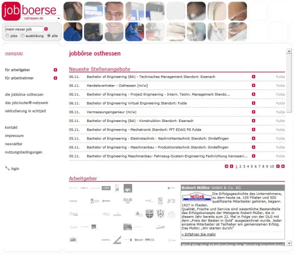 Bild: Die Jobbörse Osthessen - Der neue Online-Marktplatz für Arbeitgeber und Arbeitnehmer in Osthessen
