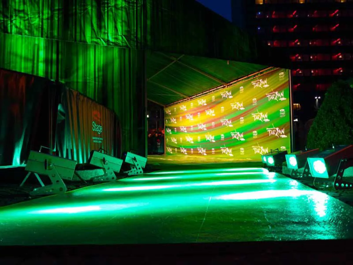 Musical-Premiere von Tarzan in Stuttgart (Foto: MAD MUSIC  Beleuchtungstechnik)