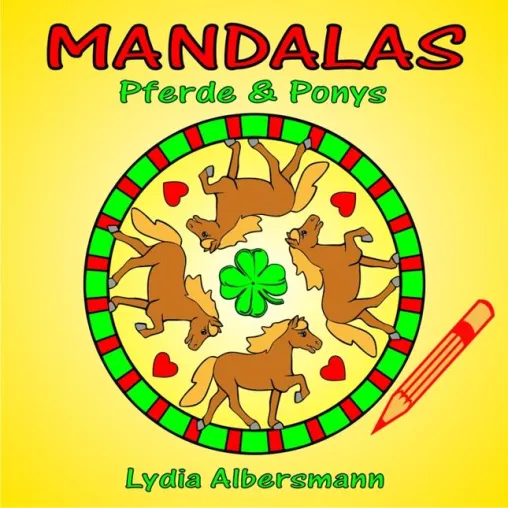 Bild: Jetzt im Buchhandel: Mandalas Pferde & Ponys - Malbuch dür Pferdefans